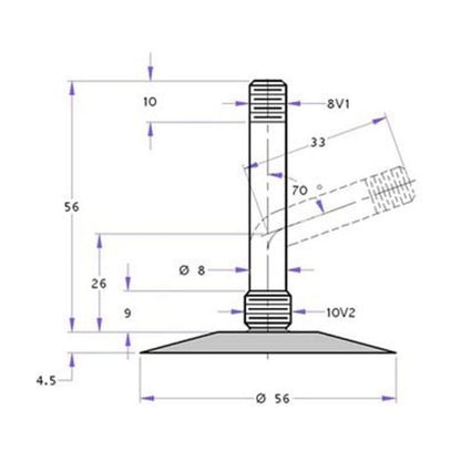 Lord Schlauch 13 Zoll Metallventil (S13214001V30200) – Bild 2