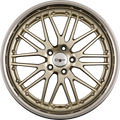 Emotion Wheels Wasabi Champagner mit Inox Edelstahlbett Alufelge 8.5x19 Zoll ET35 LK 5x120 ML72.6