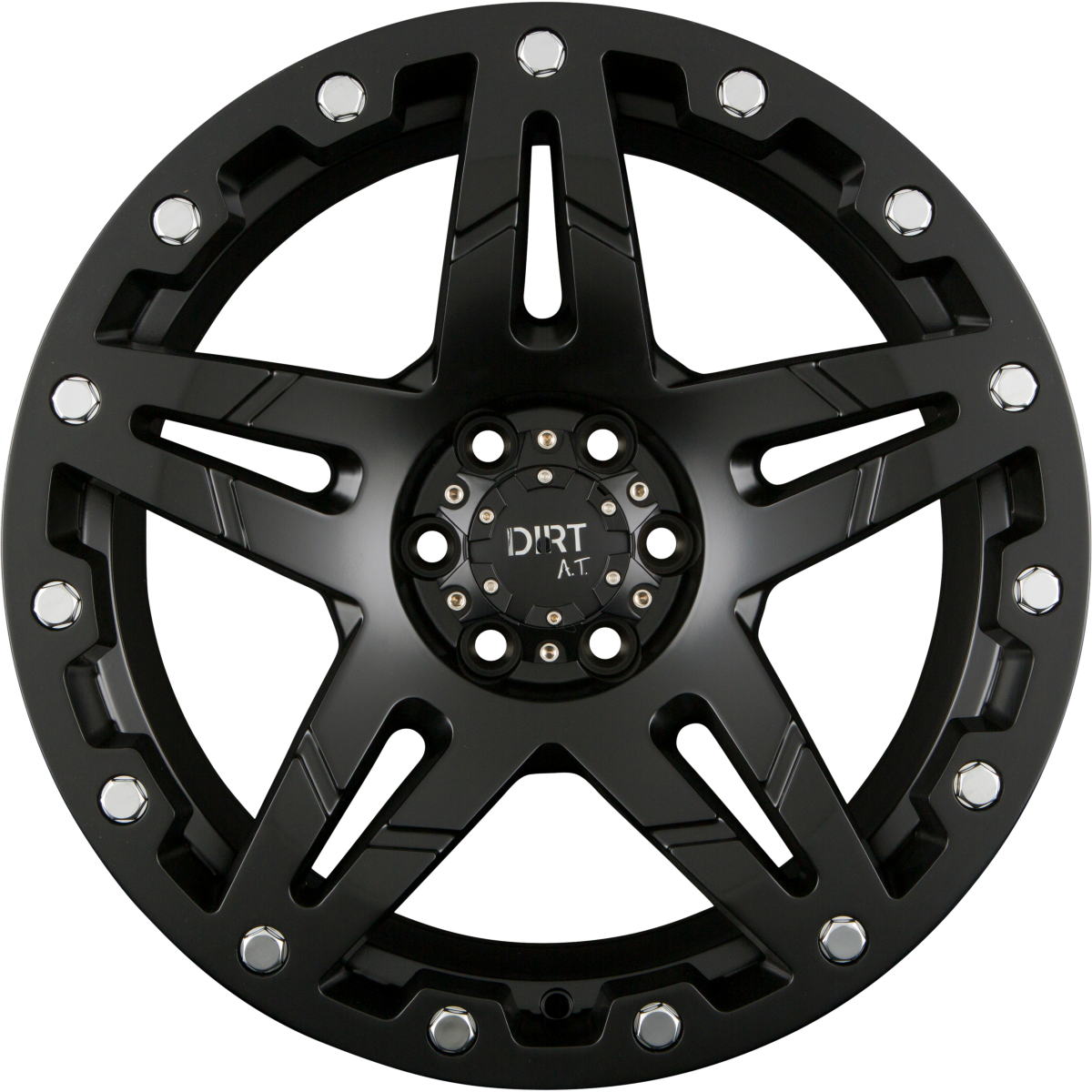 Dirt A.T. D66 Matte Black Alufelge 9x20 Zoll ET25 LK 6x139.7 ML106.1