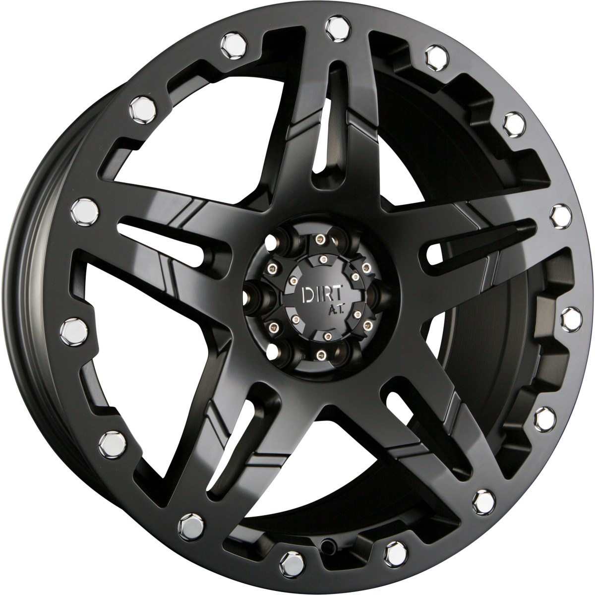 Dirt A.T. D66 Matte Black Alufelge 9x20 Zoll ET25 LK 6x139.7 ML106.1 – Bild 2
