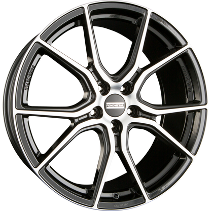 Fondmetal STC-45 Glossy Black Machined Alufelge 8.5x20 Zoll ET45 LK 5x114.3 ML75 – Bild 2