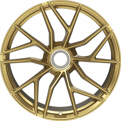 Proline Techart Formula VII Race marsgold Alufelge 9.5x20 Zoll ET42 LK 1x1 ML84 – Bild 2
