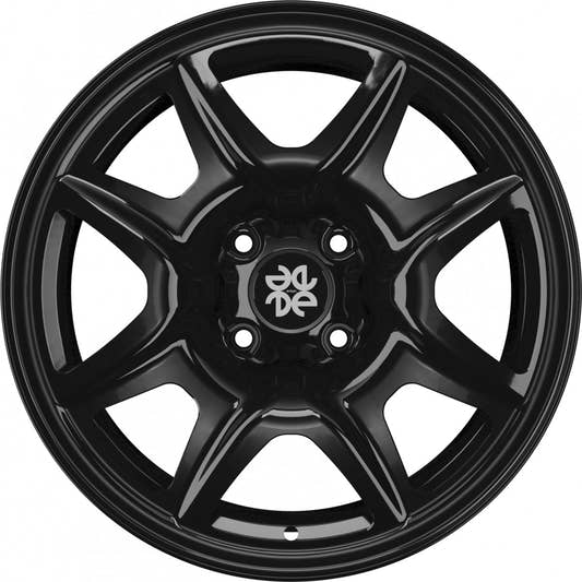 Erion 04 black Stahlfelge 6.5x16 Zoll ET32 LK 4x108 ML65 – Bild 2