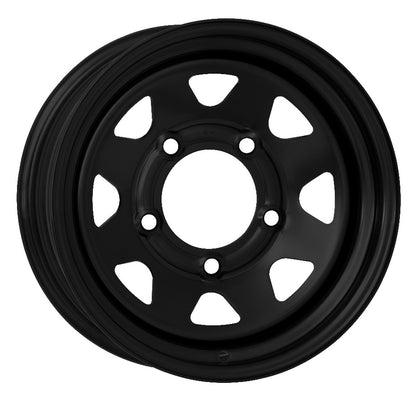 Dotz Dakar black (ohne Nabenbecher) Stahlfelge 8x18 Zoll ET24 LK 6x139.7 ML93