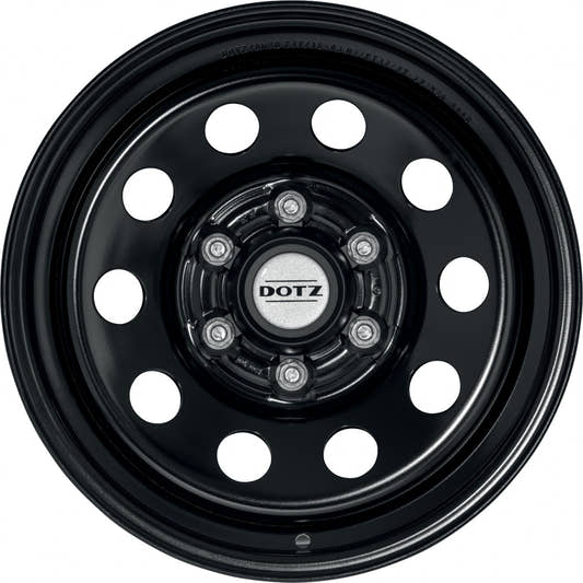 Dotz Modular black Stahlfelge 8x16 Zoll ET37 LK 6x130 ML84 – Bild 2