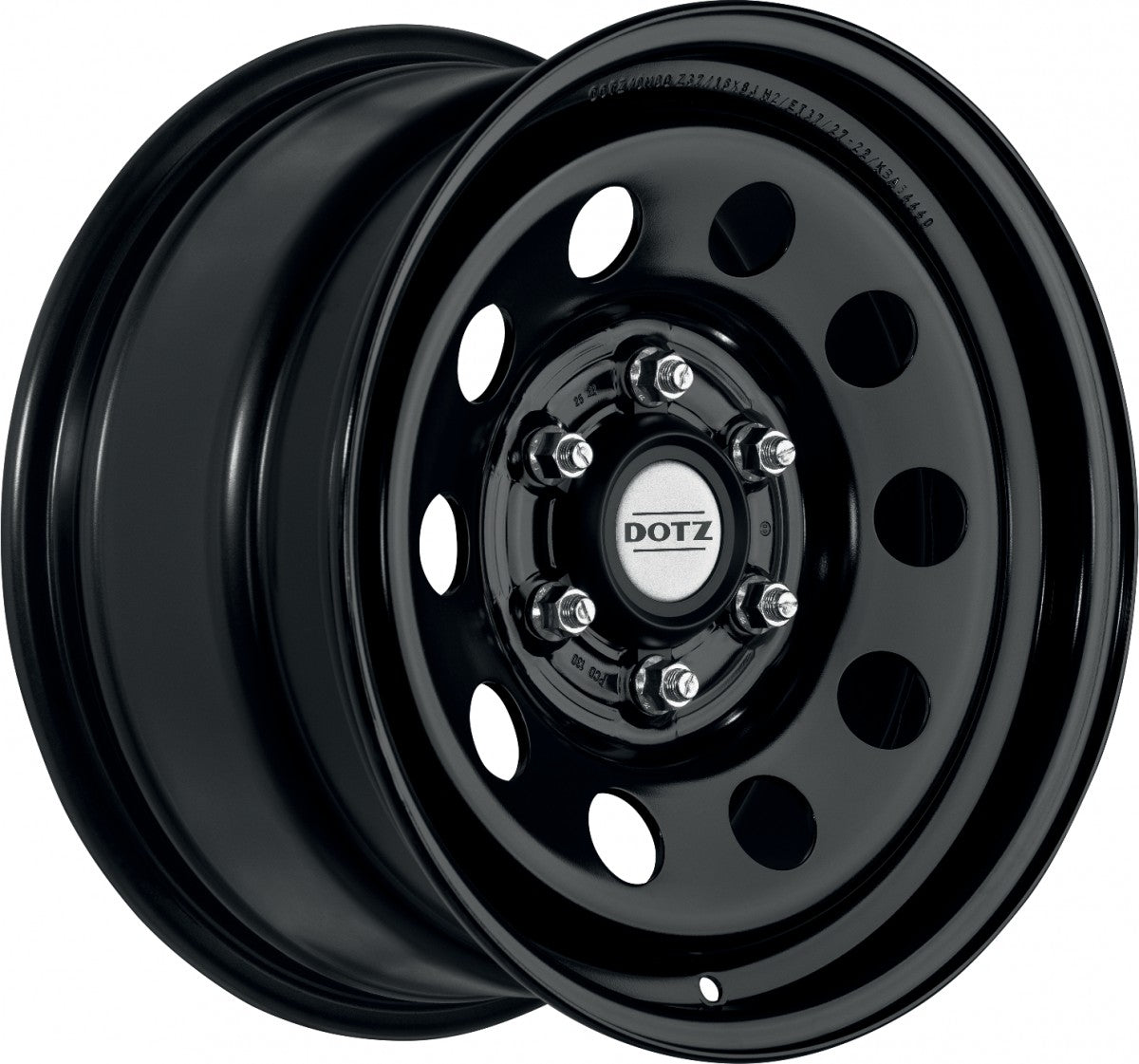 Dotz Modular Black - Offroad Stahlfelge 8x16 Zoll ET37 LK 6x130 ML84.1 – Bild 3