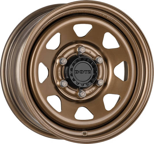 Dotz Dakar bronze (ohne Nabenbecher) 8x18 ET24 - LK6/139.7 ML93