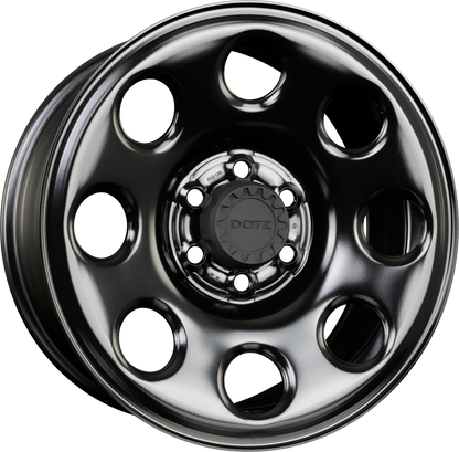 Dotz Outland black Stahlfelge 8x18 Zoll ET45 LK 6x130 ML84 – Bild 5
