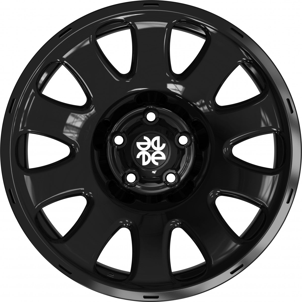 Erion 08 black Stahlfelge 7.5x18 Zoll ET51 LK 5x112 ML57 – Bild 2