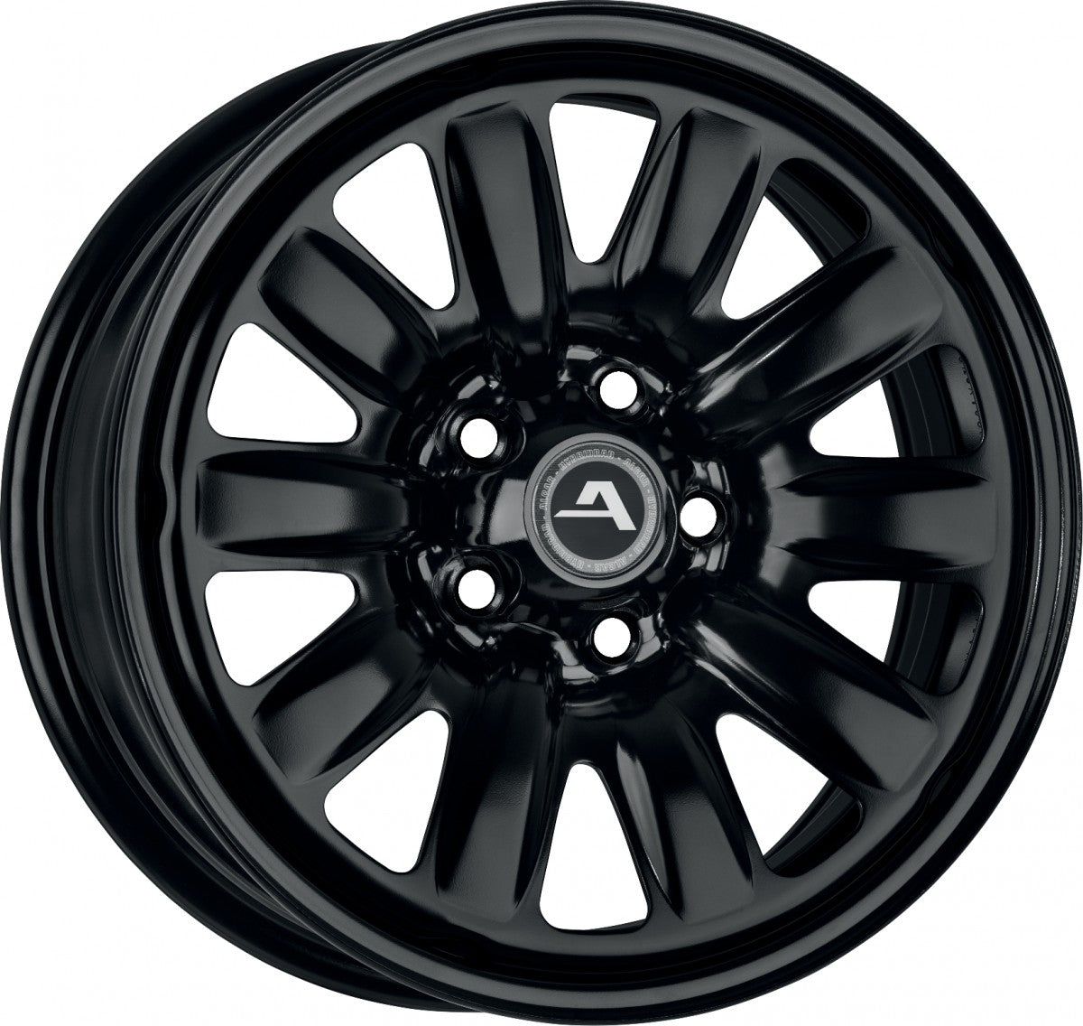 Alcar 01 black 6.5x16 ET40 - LK5/114.3 ML66