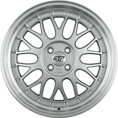 GTP 020 Silber Felgenbett Poliert 7.5x17 Zoll ET35 LK 4x100 ML60.1