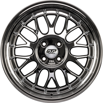 GTP 020 Full Chrome Alufelge 7.5x17 Zoll ET35 LK 4x100 ML60.1