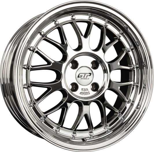 GTP 020 Full Chrome Alufelge 7.5x17 Zoll ET35 LK 4x100 ML60.1 – Bild 2