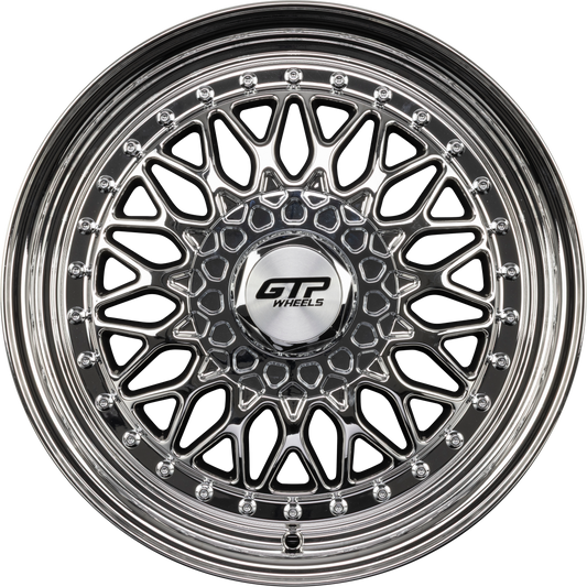 GTP 072 Chrome-Lack Alufelge 7.5x17 Zoll ET35 LK 4x100 ML73.1