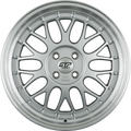 GTP 020 Silber Felgenbett Poliert 7.5x17 Zoll ET35 LK 5x100 ML60.1