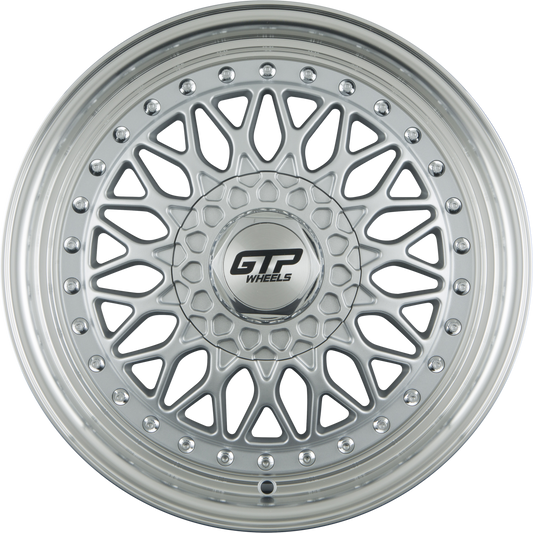 GTP 072 Silber Felgenbett Poliert 7x16 Zoll ET30 LK 4x100 ML57.1