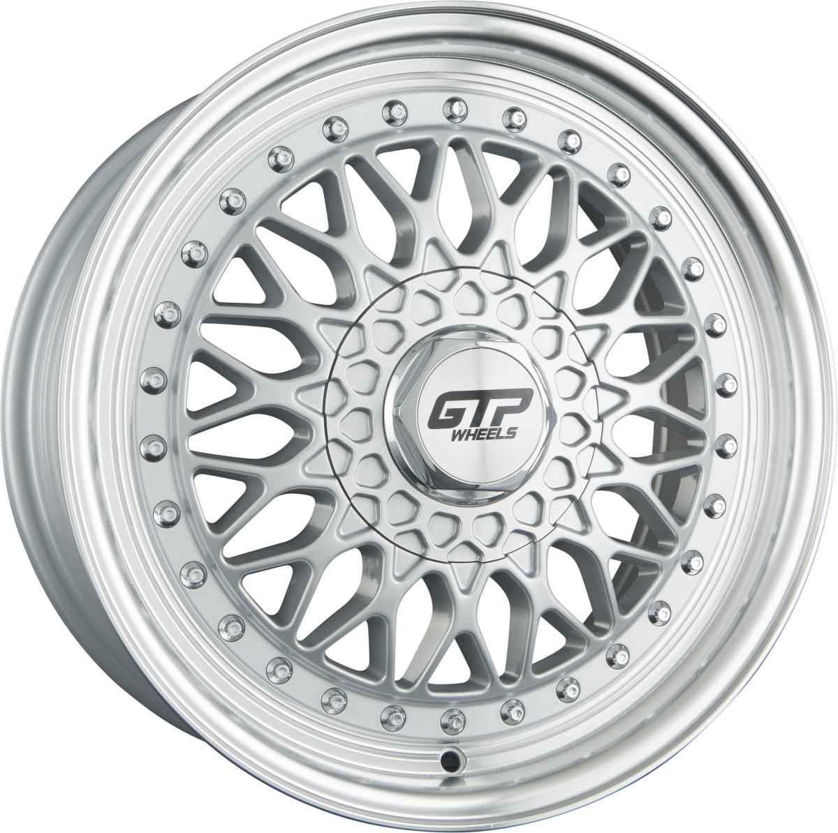 GTP 072 Silber Felgenbett Poliert 7x16 Zoll ET30 LK 4x100 ML57.1 – Bild 2