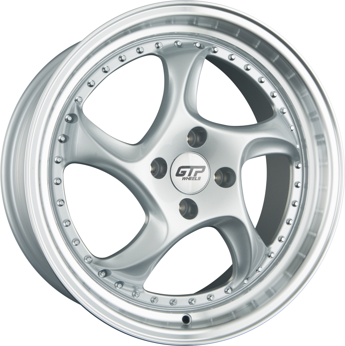 GTP 083 Silber Felgenbett Poliert 8.5x19 Zoll ET45 LK 5x112 ML66.6 – Bild 2