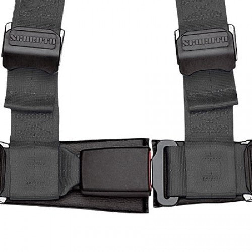 Schroth Quickfit asm schwarz mit SCHROTH RACING Logo rechts für BMW E46 – Bild 3