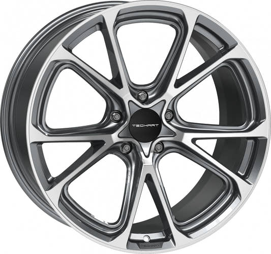 Proline Techart Formula VI grey polished Alufelge 11.5x21 Zoll ET64 LK 5x130 ML71.5
