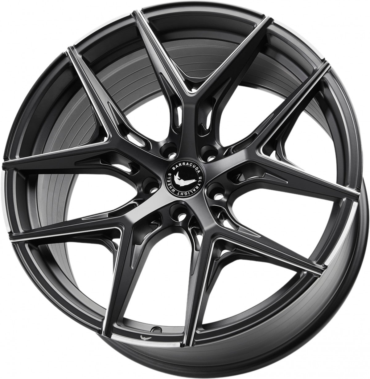 Barracuda Razzer mattblack PureSports gefräst Alufelge 8.5x20 Zoll ET33 LK 5x112 ML73.1 – Bild 5