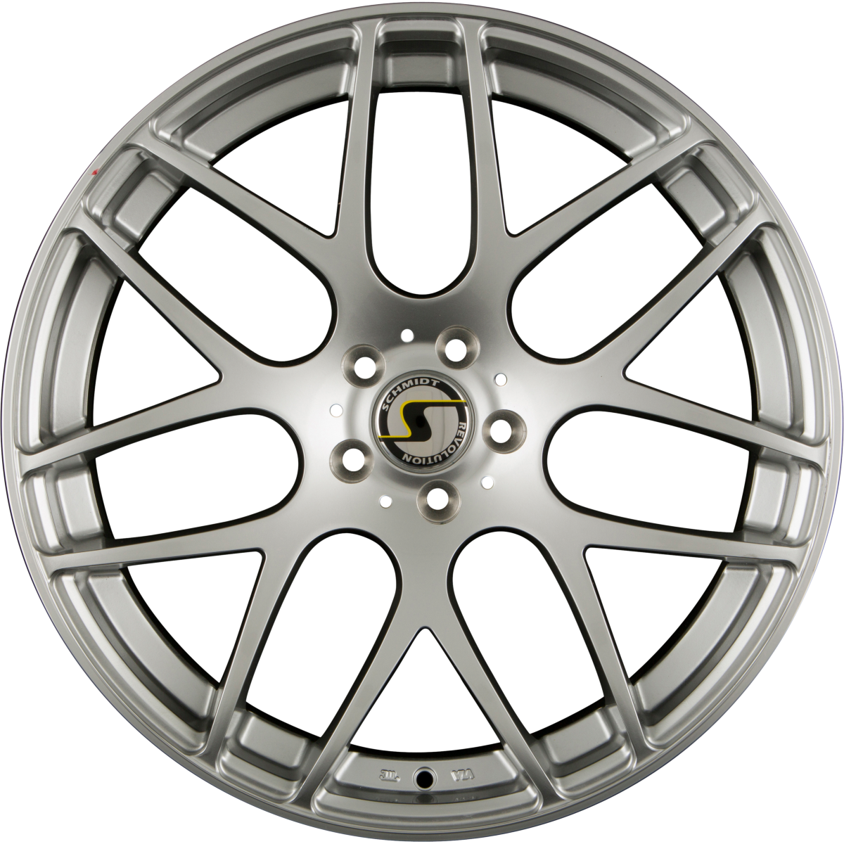 Schmidt REVOLUTION Gambit High Gloss Silber Alufelge 11.5x22 Zoll ET32 LK 5x112 ML66.5