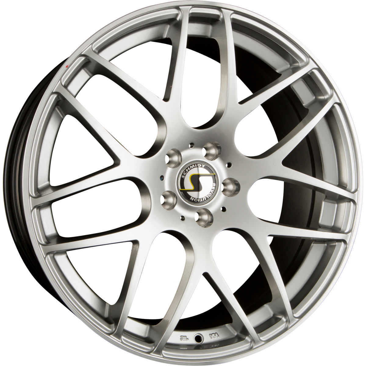 Schmidt REVOLUTION Gambit High Gloss Silber Alufelge 11.5x22 Zoll ET32 LK 5x112 ML66.5 – Bild 2