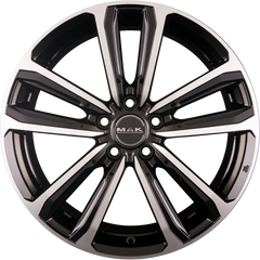 Mak Magma Black Mirror Face Alufelge 7x18 Zoll ET55 LK 5x114.3 ML64.1