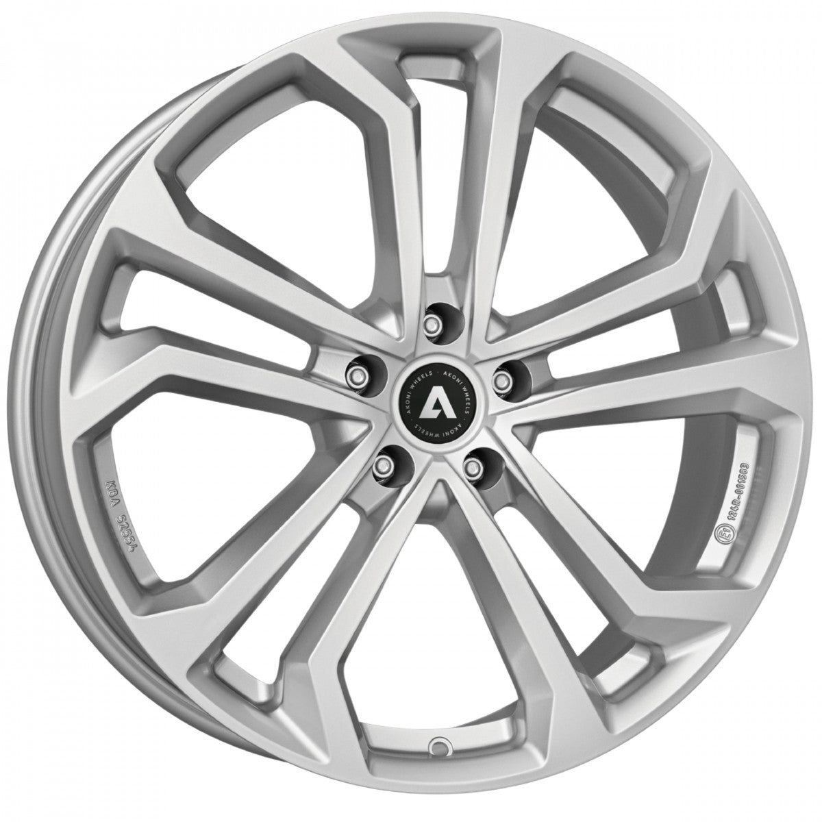 Akoni AK04 silver Alufelge 7.5x19 Zoll ET32 LK 5x112 ML66.6
