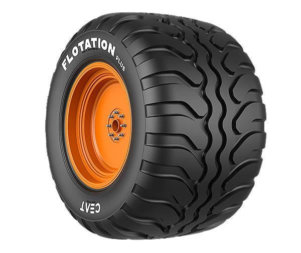 Ceat Komplettrad 600/55-22.5 165A8 FLOTATION PLUS auf Stahlfelge 20.00 x 22.5 10/335/281 ET0 A3 Silber
