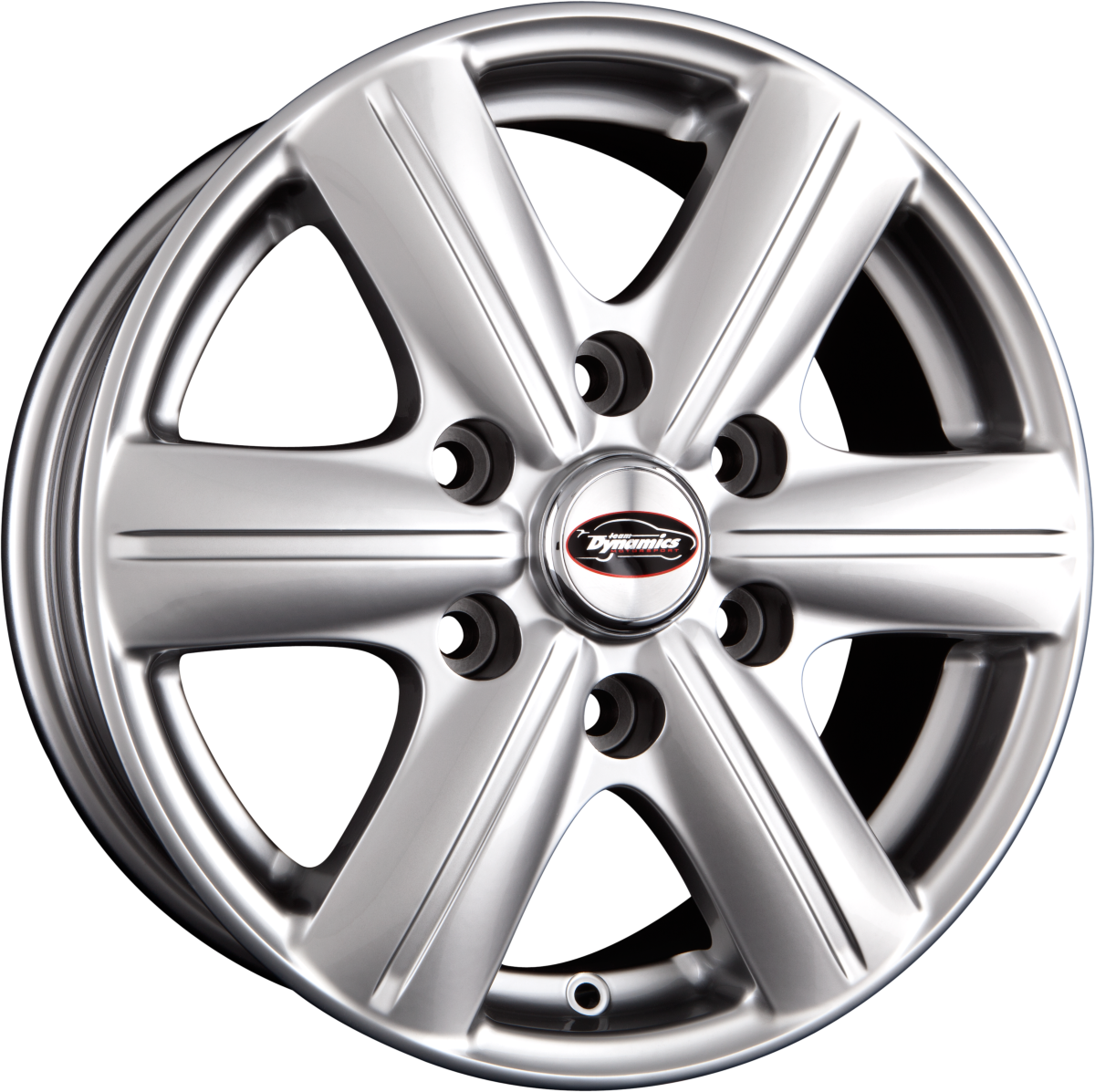 Team Dynamics Rimfire HDX 6 High-Power-Silver Alufelge 6.5x16 Zoll ET60 LK 6x130 ML84.1 – Bild 2