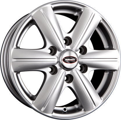 Team Dynamics Rimfire HDX 6 High-Power-Silver Alufelge 6.5x16 Zoll ET60 LK 6x130 ML84.1 – Bild 2