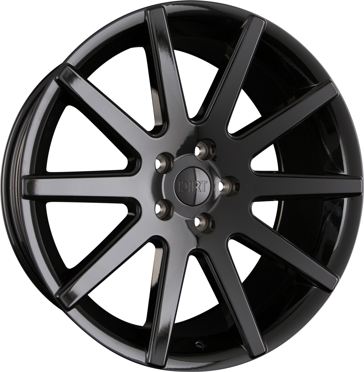 Dirt A.T. D54 Gloss Black Alufelge 9.5x22 Zoll ET25 LK 6x114.3 ML66.1 – Bild 2