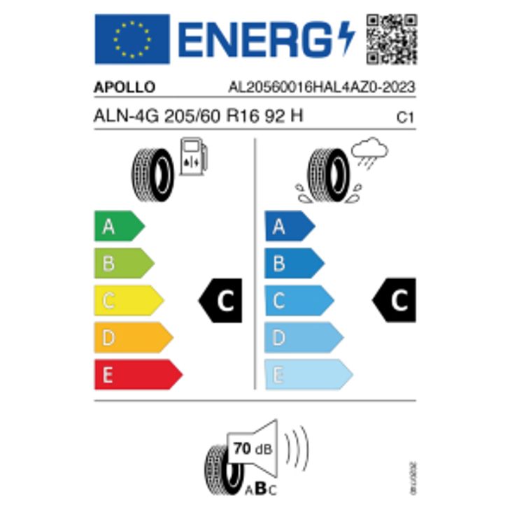 Apollo Alnac 4G 205/60 R16 92H Sommer DOT 2023 – Bild 2