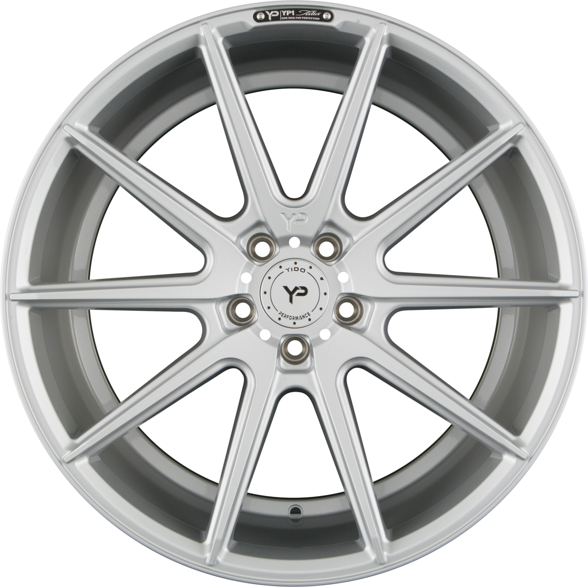 Yido Performance YP1 Talia Silber Alufelge 10x20 Zoll ET35 LK 5x120 ML72.6