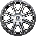Schmidt REVOLUTION 18HDX Satin Black Front Poliert mit Softhorn Alufelge 8.5x18 Zoll ET49 LK 6x130 ML84.1