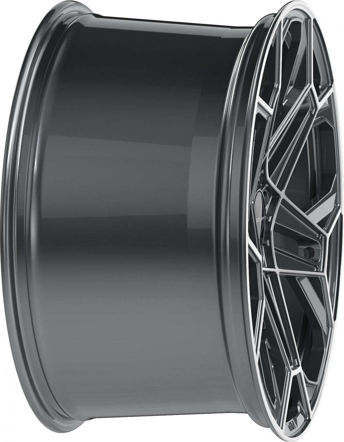 Proline Techart Daytona II grey polished Alufelge 9x21 Zoll ET43 LK 5x130 ML71.5 – Bild 6