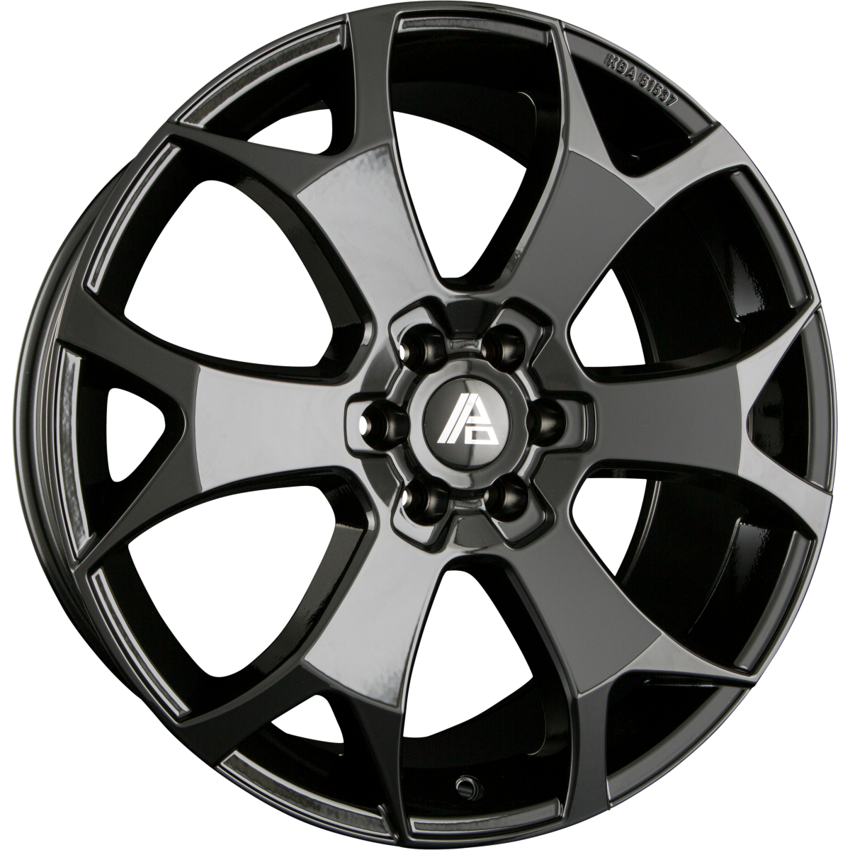 Drewske GHOST.6 Glossy Black Alufelge 8.5x20 Zoll ET45 LK 6x139.7 ML93.1 – Bild 2