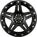 Dirt A.T. D66 Matte Black Alufelge 9x18 Zoll ET25 LK 5x120 ML65.1