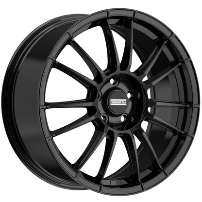 Fondmetal 9RR glossy black Alufelge 7x18 Zoll ET35 LK 4x98 ML58.1 – Bild 2