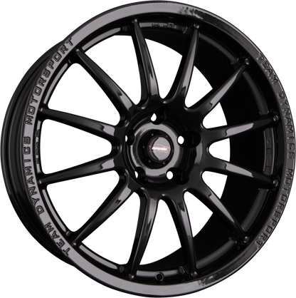 Team Dynamics Pro Race 1.2 Gloss-Black Alufelge 8x18 Zoll ET40 LK 5x112 ML73.1 – Bild 2