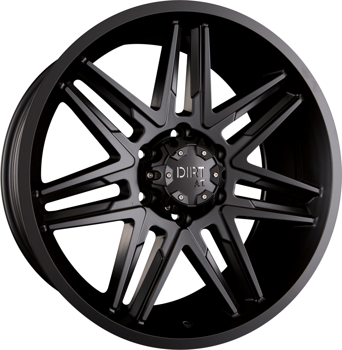 Dirt A.T. D62 Flat Black Alufelge 9x20 Zoll ET25 LK 6x114.3 ML66.1 – Bild 2
