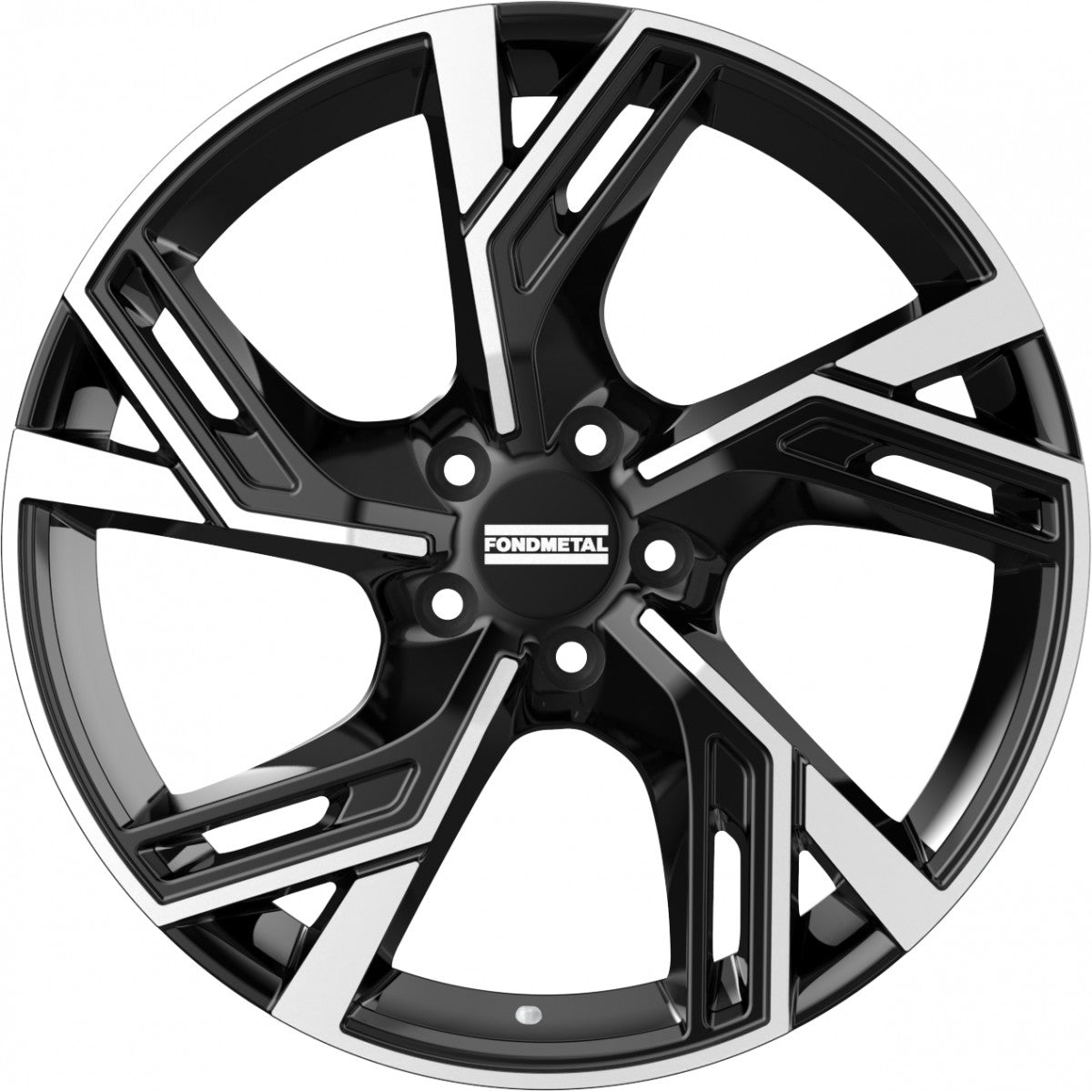 Fondmetal Atena glossy black machined Alufelge 9x21 Zoll ET47 LK 5x130 ML71.6 – Bild 4