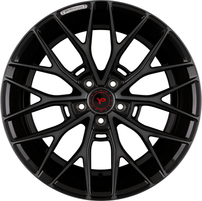 Yido Performance YP3 Gloss Black Tint Alufelge 9.5x19 Zoll ET45 LK 5x112 ML66.6