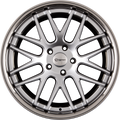 Emotion Wheels Concave Silber Inox Alufelge 8.5x20 Zoll ET45 LK 5x114.3 ML72.6