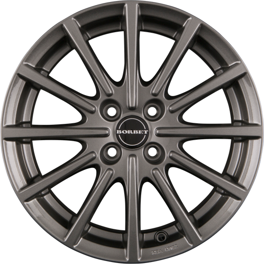 Borbet BL4 Metal Grey Alufelge 7x17 Zoll ET40 LK 4x100 ML64.1