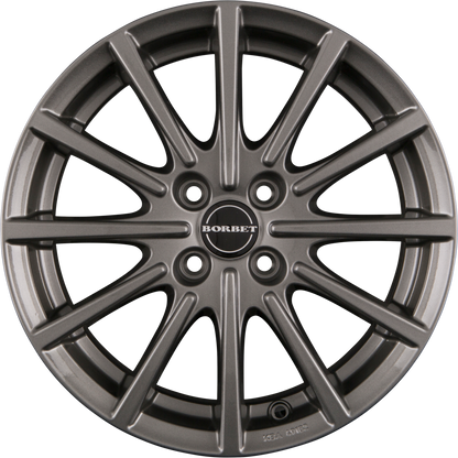 Borbet BL4 Metal Grey Alufelge 7x17 Zoll ET40 LK 4x100 ML64.1