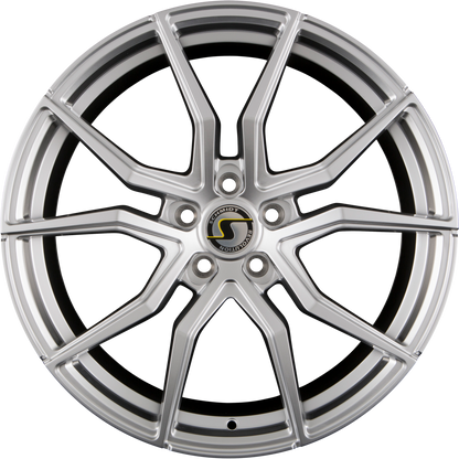 Schmidt REVOLUTION Drago Highgloss Silber mit Softhorn Alufelge 11x20 Zoll ET48 LK 5x130 ML71.5