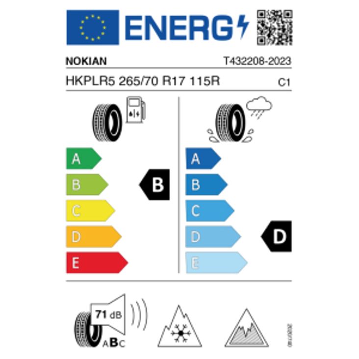 Nokian HKPL R5 265/70 R17 115R Winter DOT 2023 – Bild 2