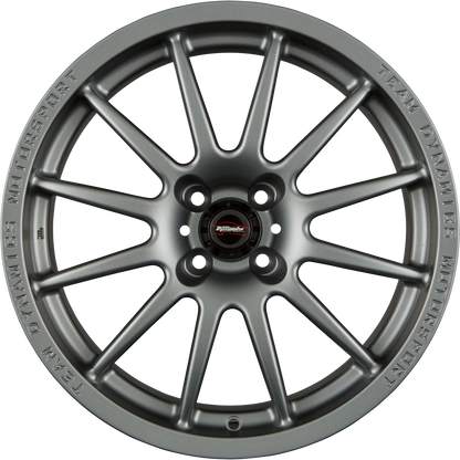 Team Dynamics Pro Race 1.2 Matt Graphite - Mattanthrazit Alufelge 7x17 Zoll ET25 LK 4x98 ML73.1